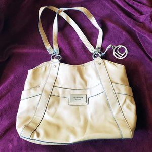 Liz Claiborne - Tan Faux Leather Shoulder Bag